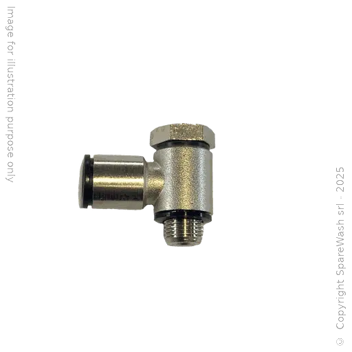 [70500059] RACOR GIRATORIO 90° G1/8 LATIGUILLO D8