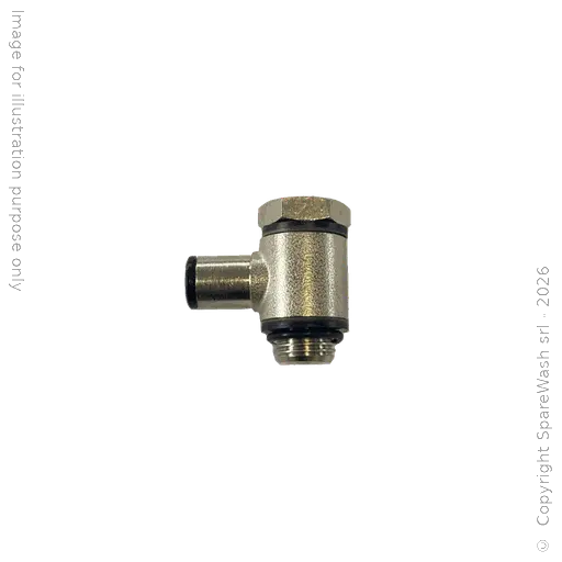 [70500066] SWIVEL FITTING 90° G1/4 HOSE D6
