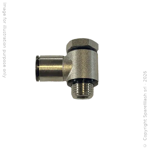 [70500097] RACCORDO GIREVOLE 90° G1/4 TUBO D10
