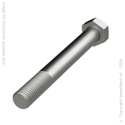 [90400063] TORNILLO DE CABEZA HEXAGONAL PARCIALMENTE ROSCADO M12X100 ACERO INOXIDABLE
