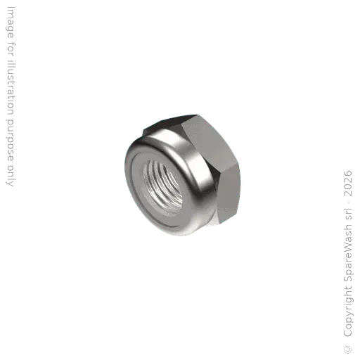 [90400087] DADO AUTOBLOCCANTE ALTO M12 INOX