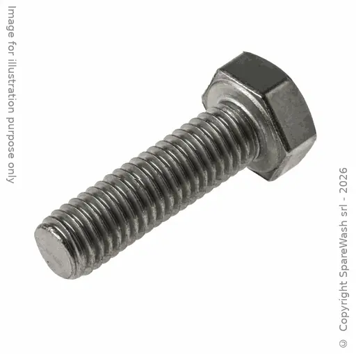 [90400124] SECHSKANTSCHRAUBE M8X25 ELDELSTAHL