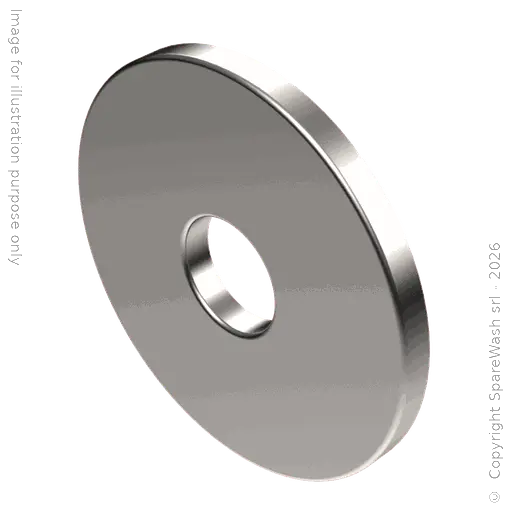 [90400216] RONDELLA MAGGIORATA D10X40X2 INOX