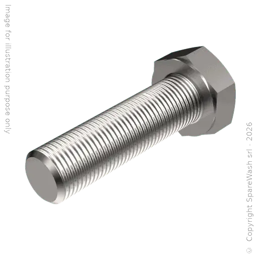 [90400223] SECHSKANTSCHRAUBE M10X35 ELDELSTAHL