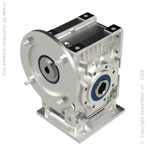 [20100223] WORM GEARBOX BONFIGLIOLI W 63U I:64 P71B5+KA HOLLOW SHAFT D25