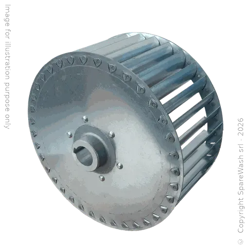 [91000033] TURBINE CÔTÉ GAUCHE D250 H115 - ARBRE DU MOTEUR D28