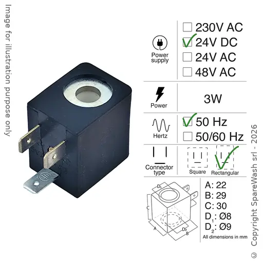 [70100129] BOBINA 24VDC/48VAC