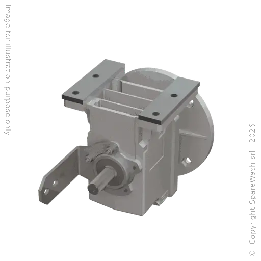 [20100773] CO-AXIAL GEARBOX TRANSTECNO CMG 002 I:12 P71B5 SHAFT D16