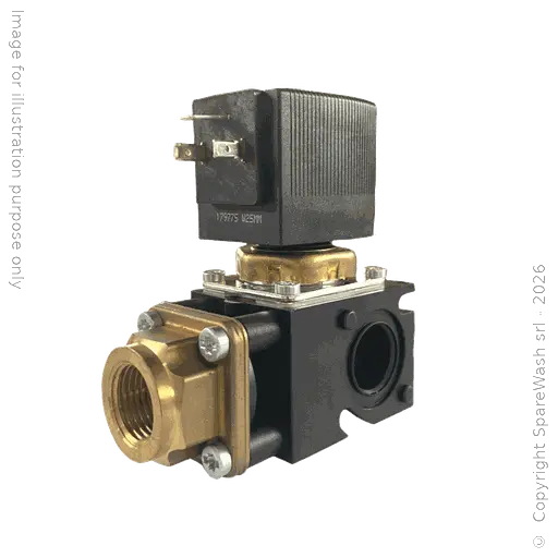 [60300256] MODULAR SOLENOID VALVE 2/2 G1/2 24VDC FKM NC