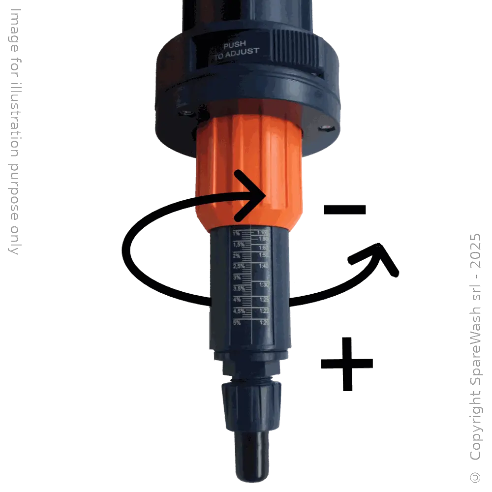 DOSATORE VOLUMETRICO MAX 3000L/H 1-5% EPDM