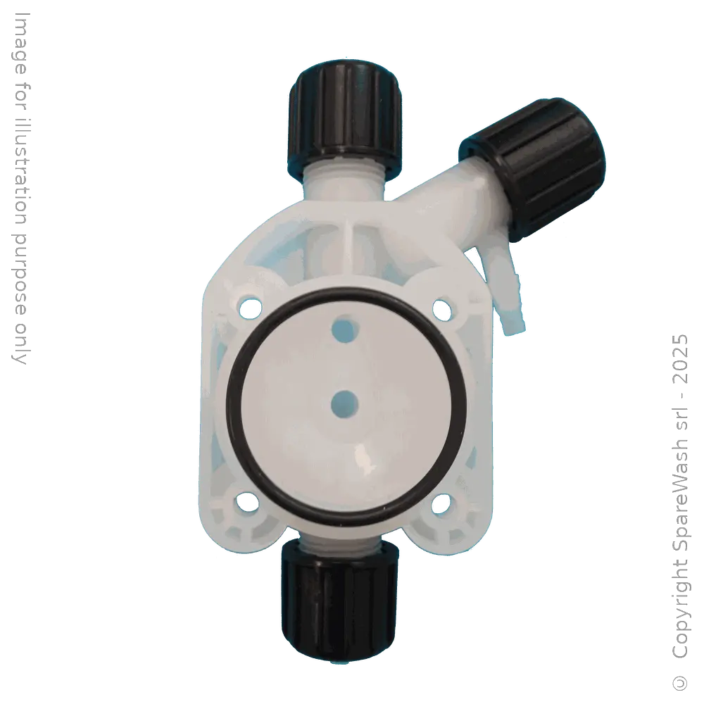 TESTATA POMPA DOSATRICE ELETTRICA TUBO 4/6 VITON