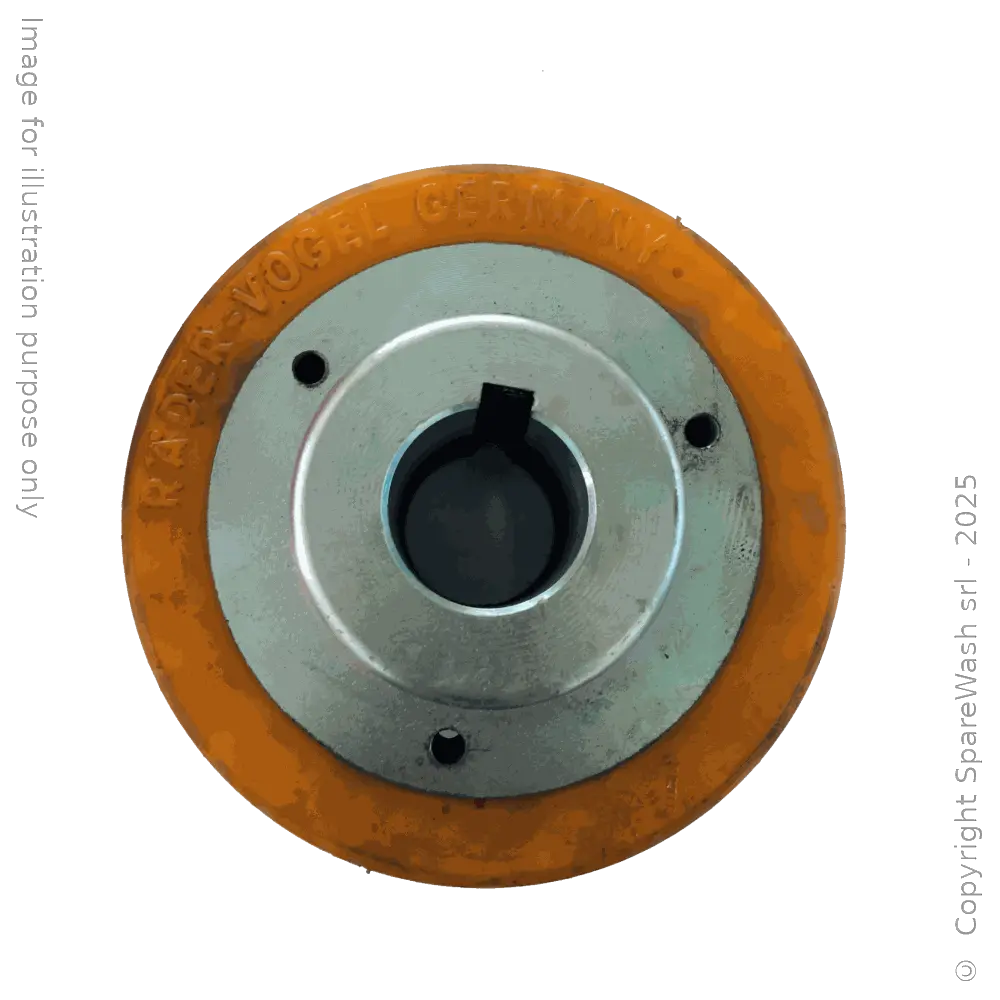RUOTA CARRELLO SPAZZOLA VERTICALE