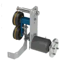 GRUPPO CARRELLO SPAZZOLA ORIZONTALE LATO SUPPORTO FOLLE
