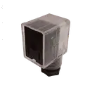 CONNETTORE RETTANGOLARE PER BOBINA CON LED 24V