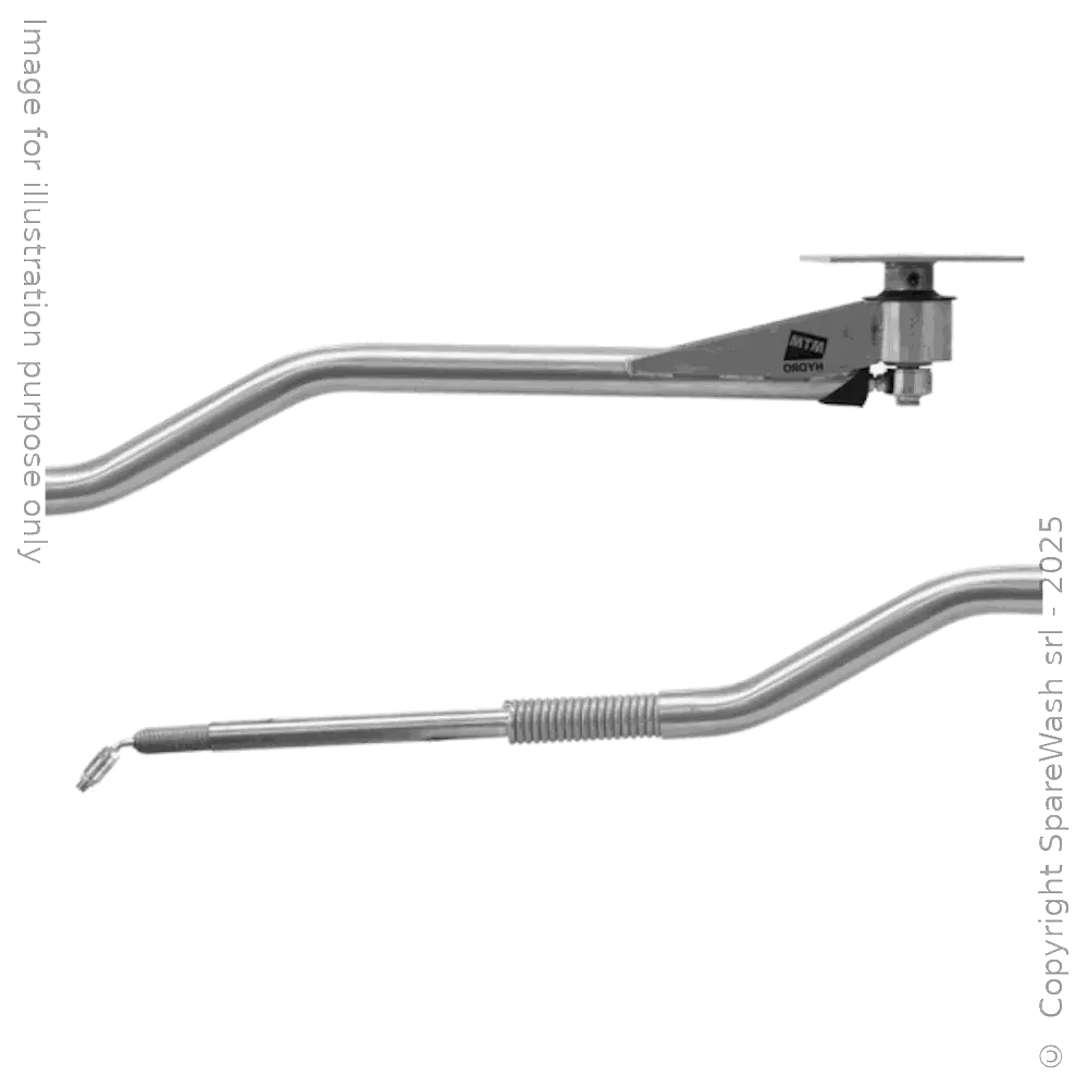 BRACCIO GIREVOLE SINGOLO ATTACCO A SOFFITTO A Z G1/4F G3/8M L1550