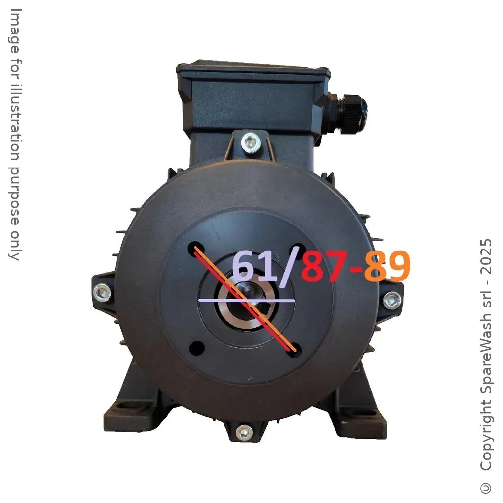 MOTORE ALBERO CAVO 6,2KW 112G B3 4P 230-400V 50HZ IP55 CV 