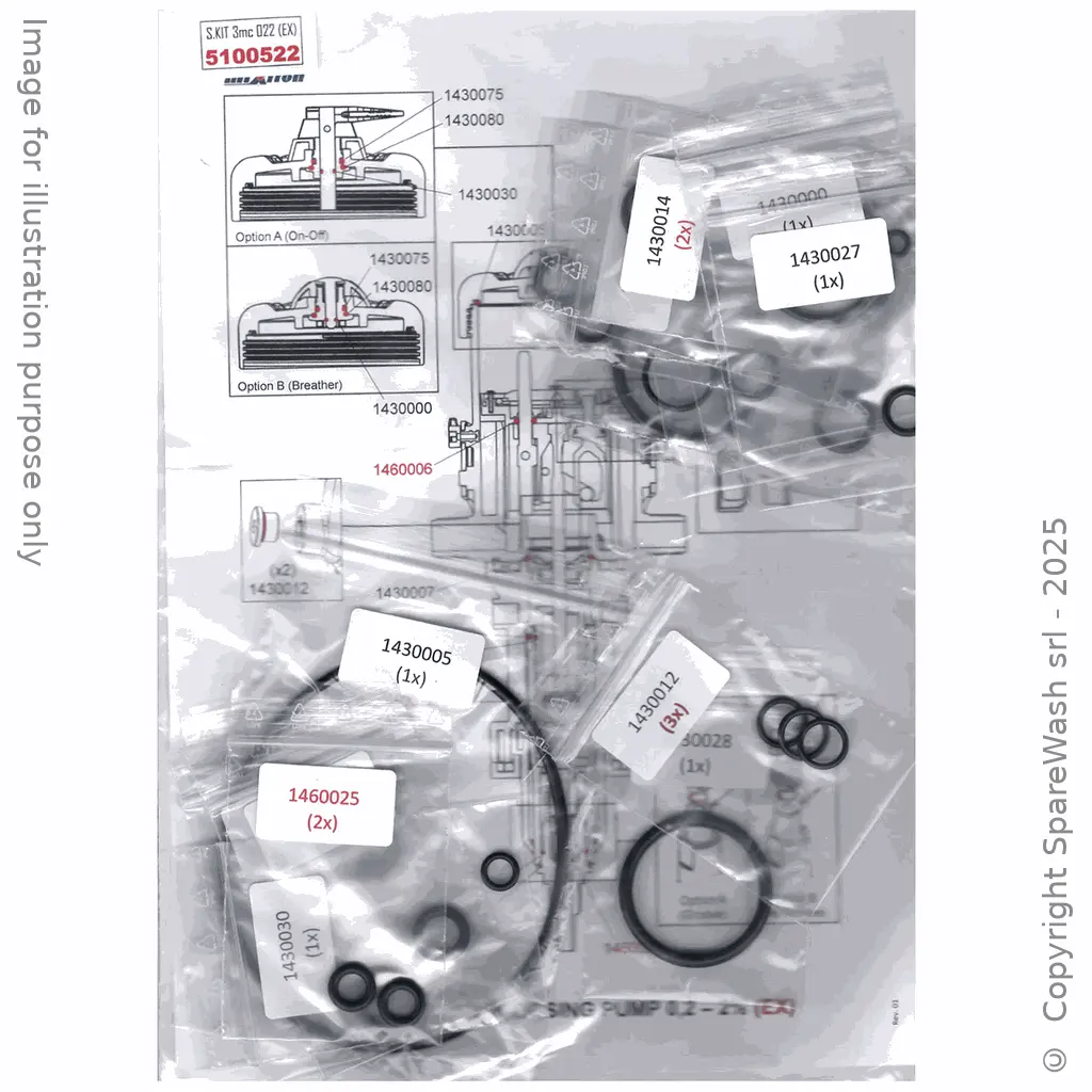 KIT GUARNIZIONI 0,2-2% VITON EXTREME 