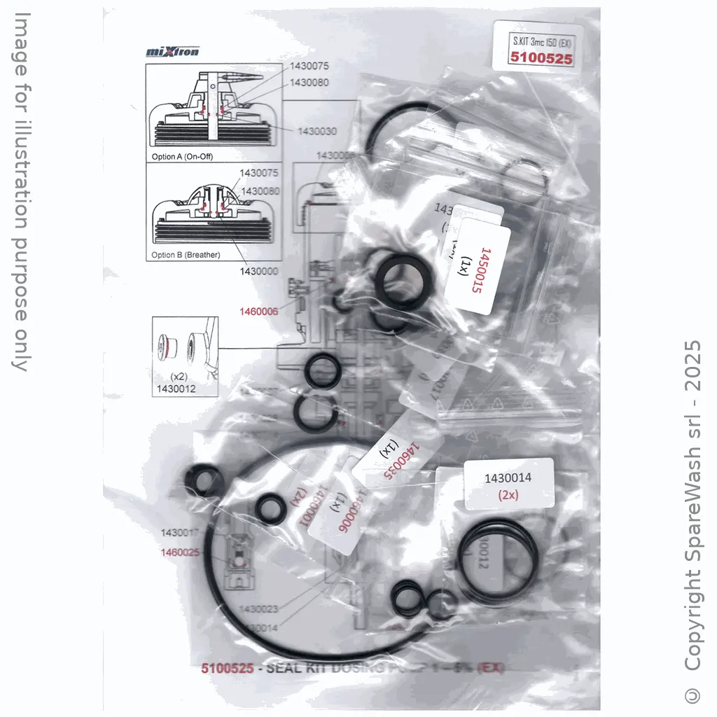 KIT GUARNIZIONI 1-5% VITON EXTREME 