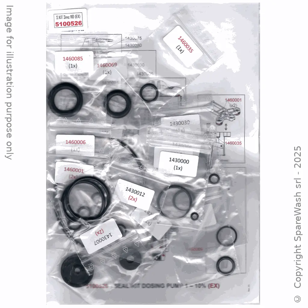KIT GUARNIZIONI 1-10% VITON EXTREME 