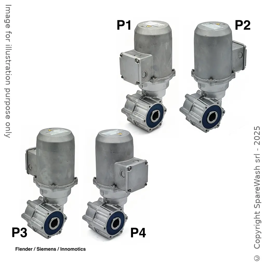 MOTORIDUTTORE FLENDER 0,25KW I:52 27,3RPM 230-400V 50HZ II