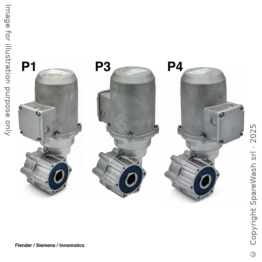 MOTORIDUTTORE FLENDER 0,25KW I:52 27,5RPM 150-260V 50HZ II