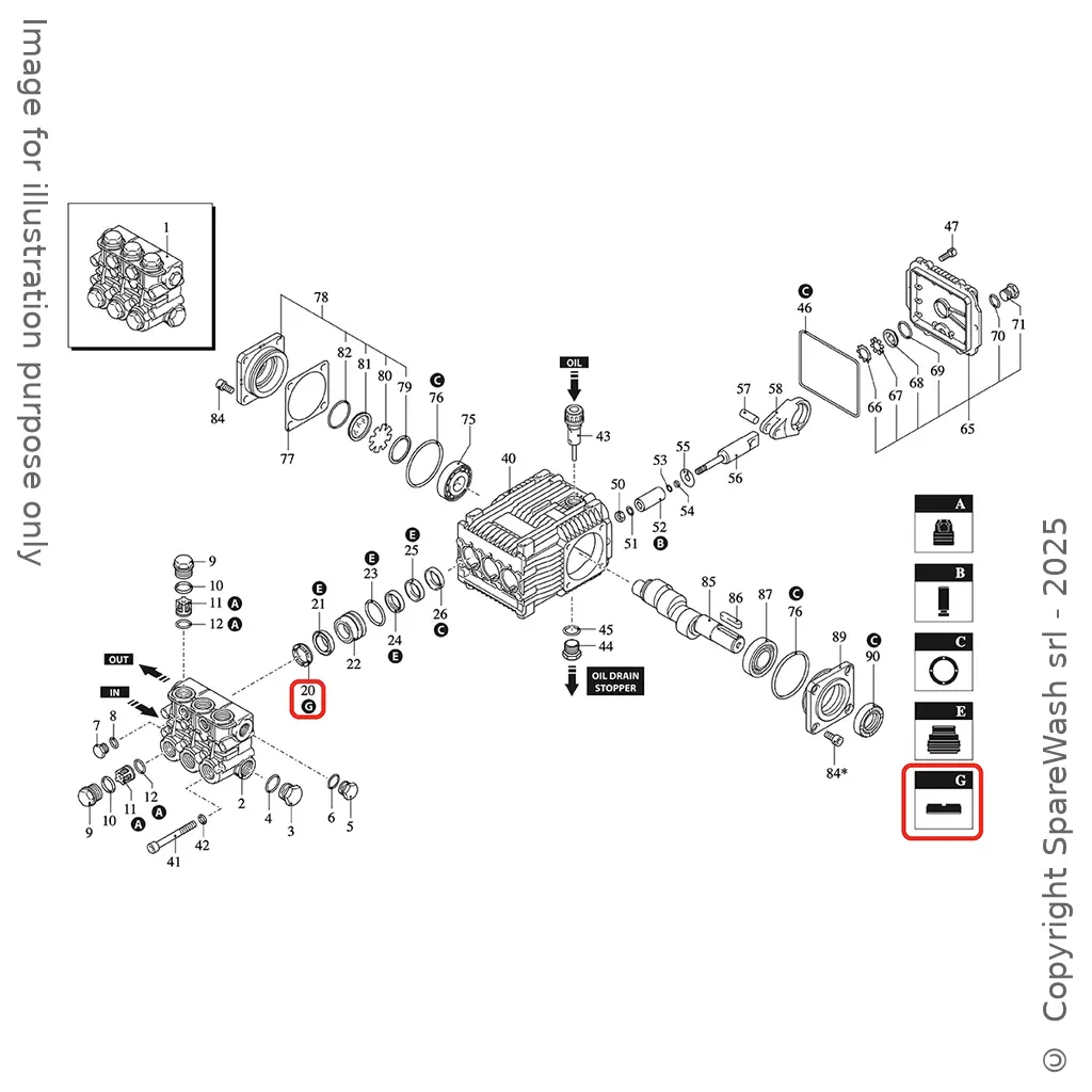 KIT ANELLI APPOGGIO ANNOVI REVERBERI [KIT 1829]  II