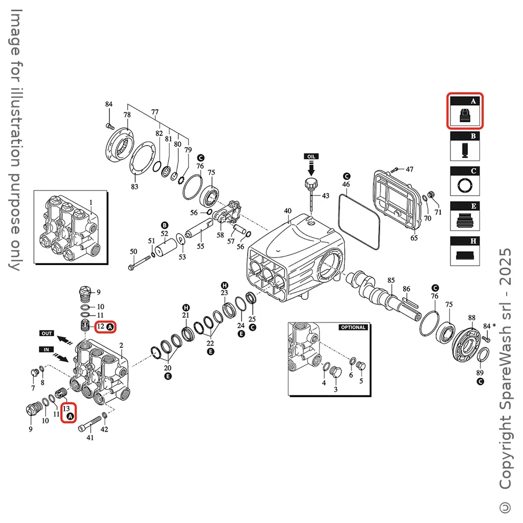 KIT VALVOLE ANNOVI REVERBERI [KIT 42835]  II
