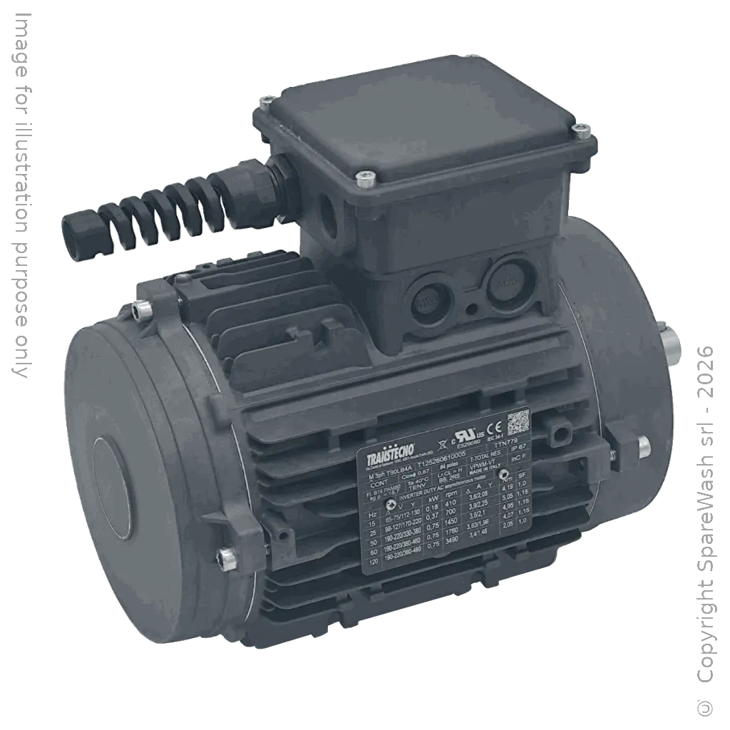 MOTORE SPECIALE 0,75KW 90G 80B14 4P 220-460V 50/60HZ IP67 SV