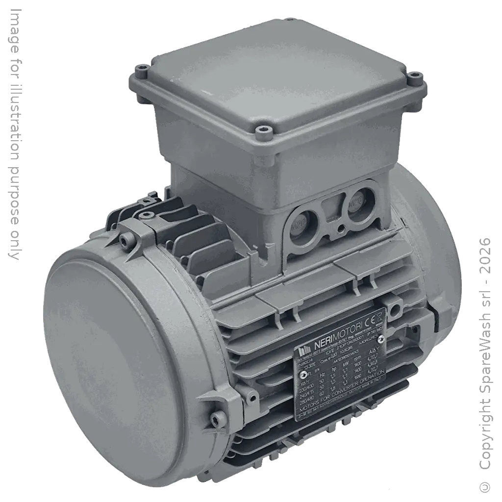 MOTORE 1,1KW 80G B14 4P 230-400V 50/60HZ IP56 SV