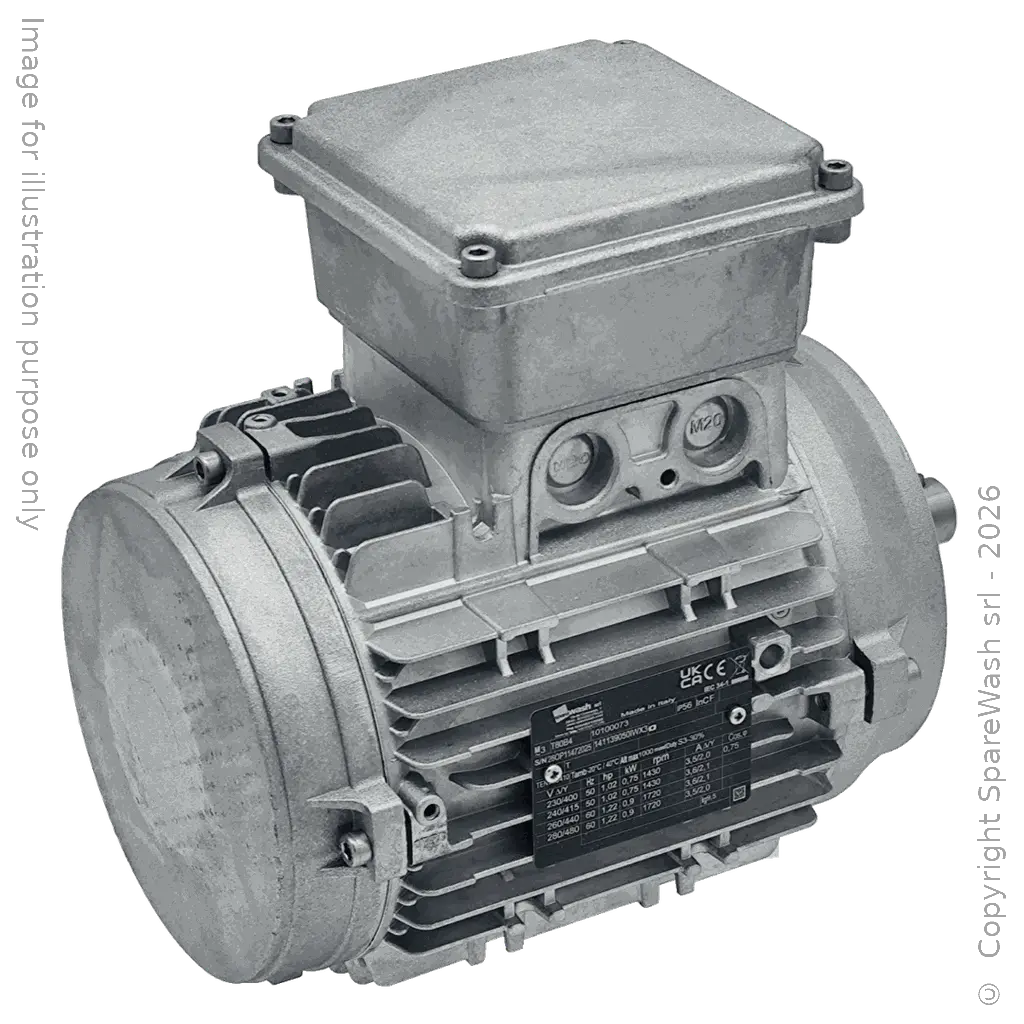 MOTORE 0,75KW 80G B14 4P 230-400V 50HZ IP56 SV