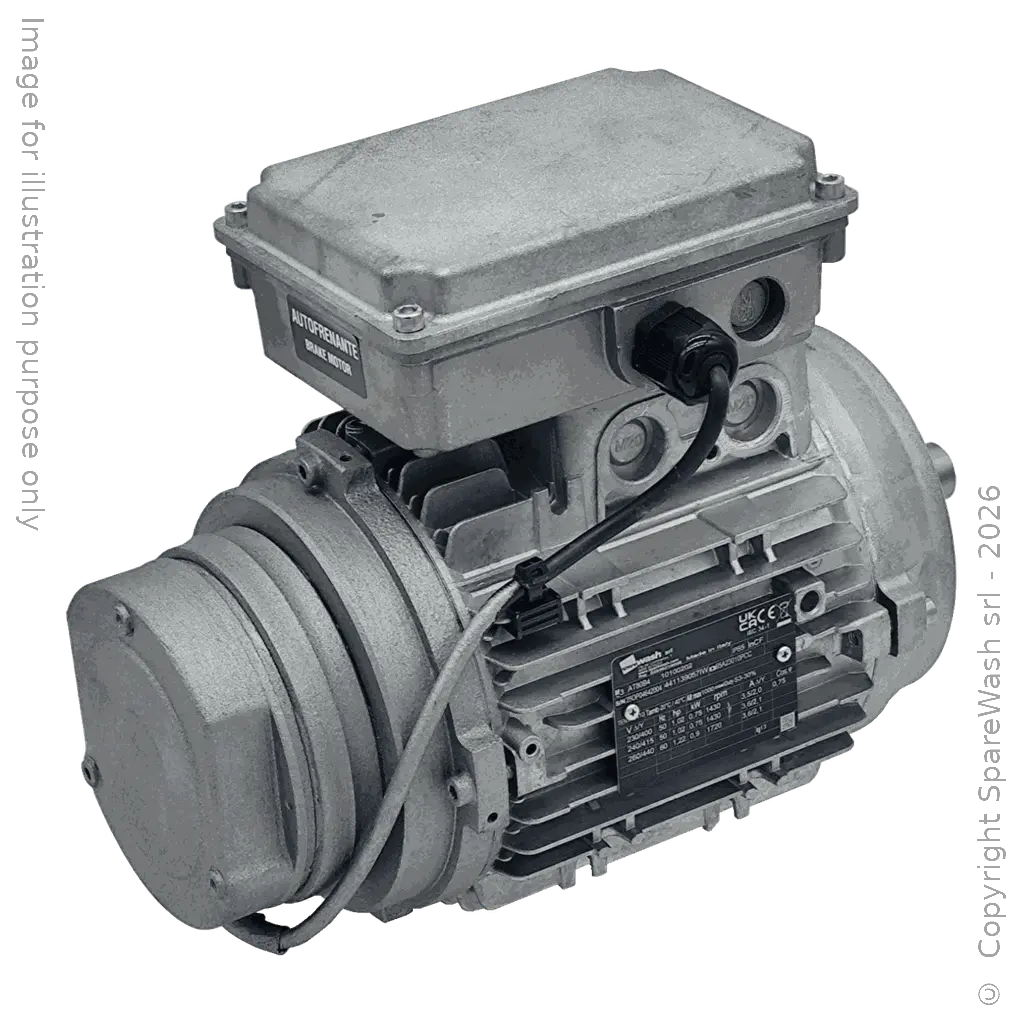 MOTORE CON FRENO 0,75KW 80G B14 4P 230-400V 50/60HZ IP65 SV