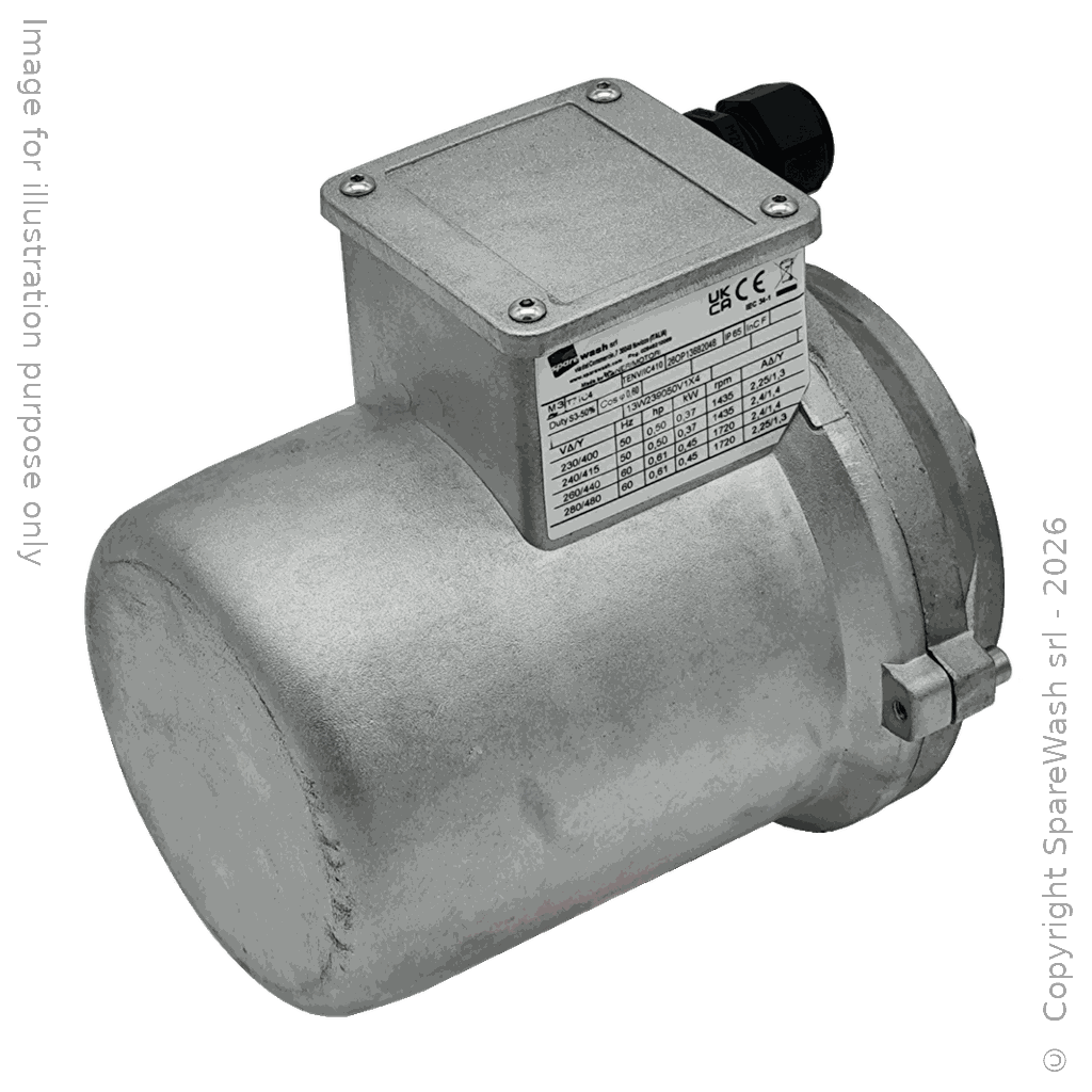 MOTORE TUBE 0,37KW 71G B14 4P 230-400V 50/60HZ IP65 SV