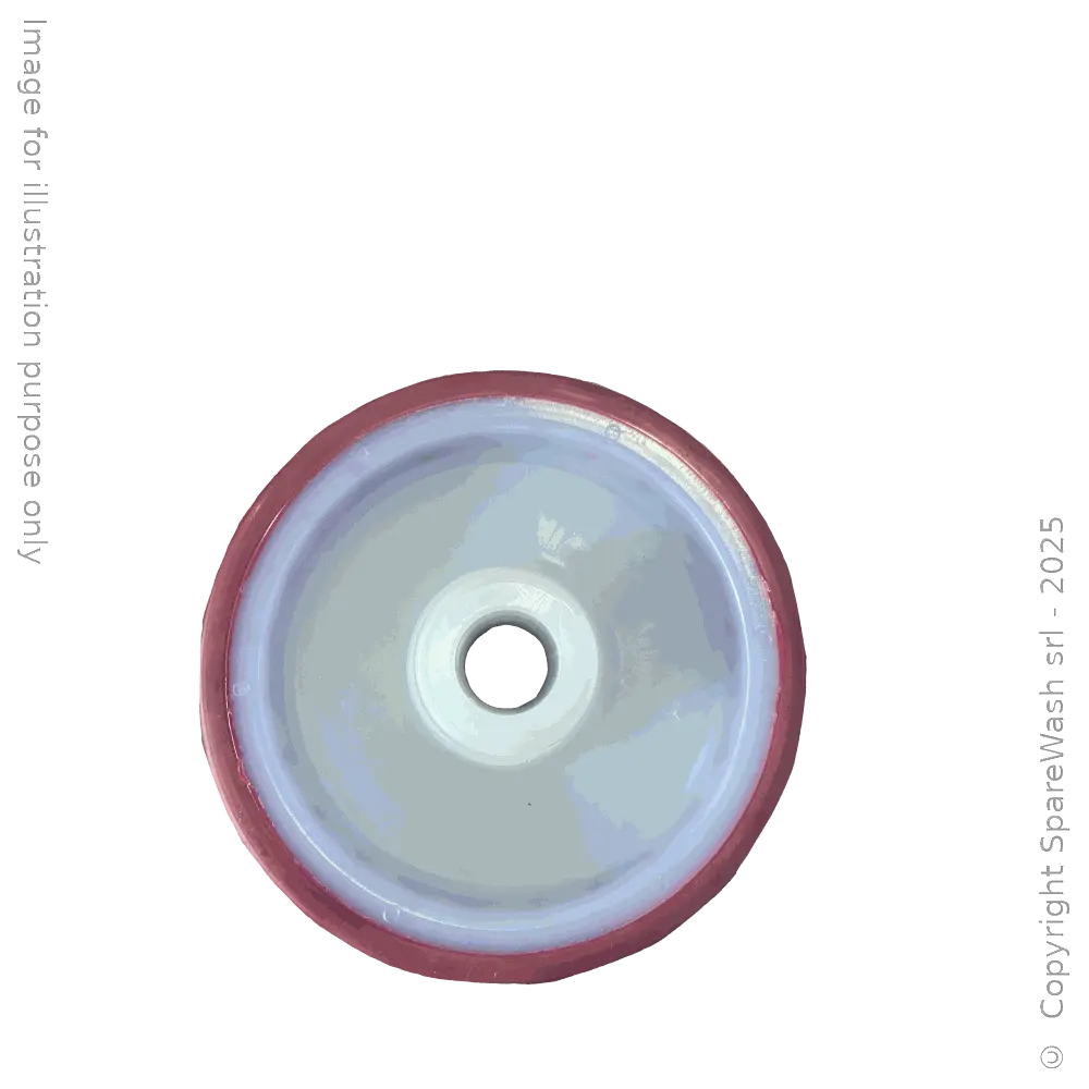AQ-IL04001310 - RUOTA D.125x40 MOZZO 20x60 POLIAMMIDE+POLIURETANO