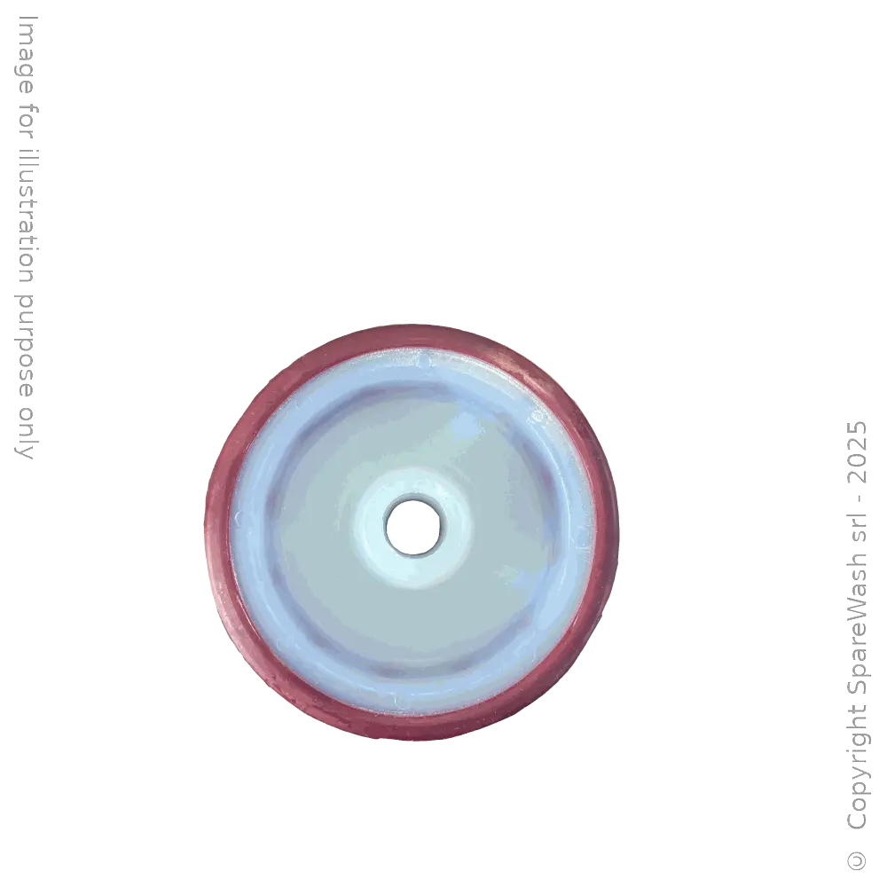 AQ-IL04002310 - RUOTA D.80x30 MOZZO 12x40 POLIAMMIDE+POLIURETANO