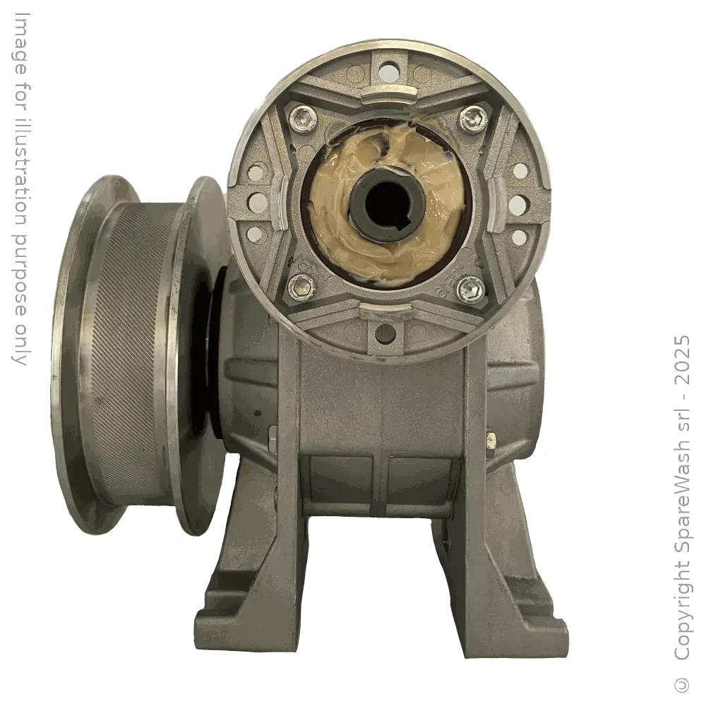 [20100612] WORM GEARBOX TRAMEC KC 63A I:50 P71B14 CUSTOM MADE SHAFT
