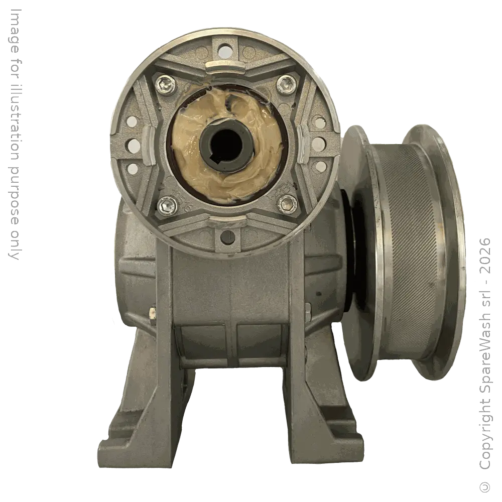 WORM GEARBOX TRAMEC KC 63A I:50 P71B14 CUSTOM MADE SHAFT