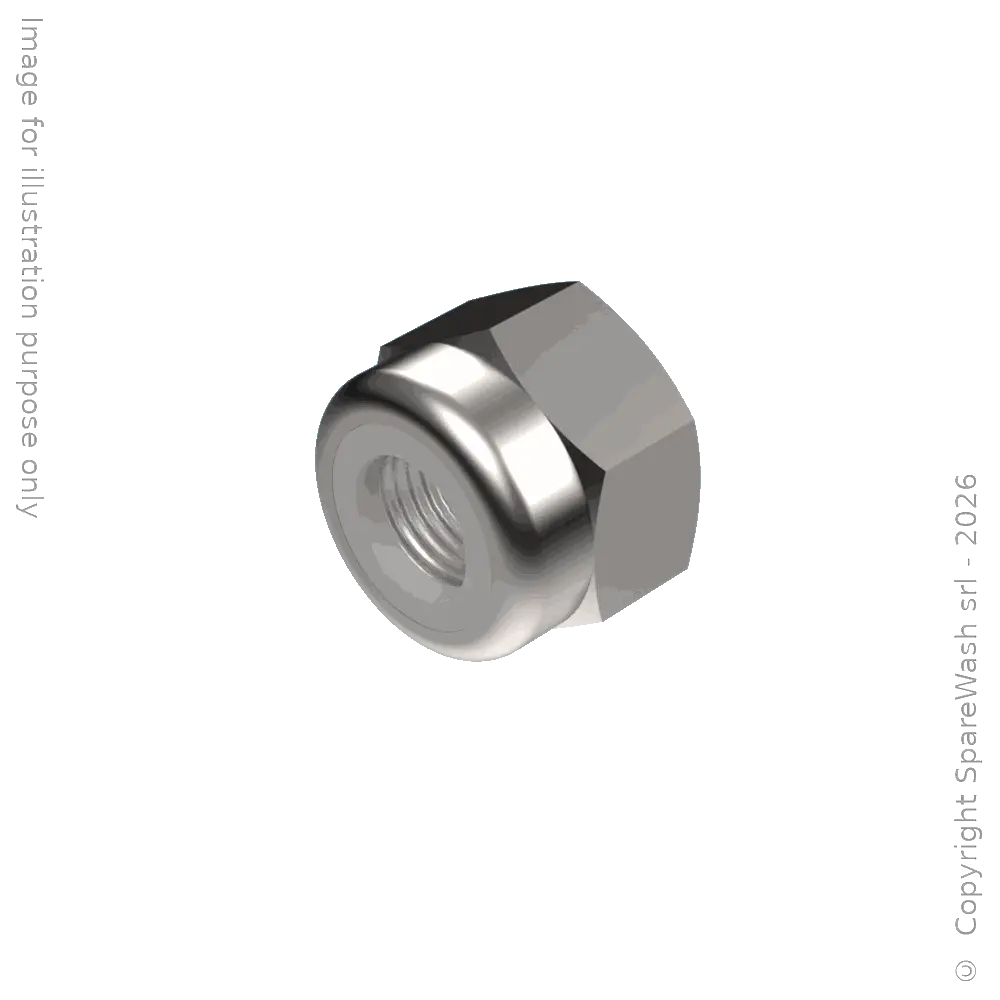 SELF-LOCKING NUT HIGH PROFILE M6 STAINLESS STEEL