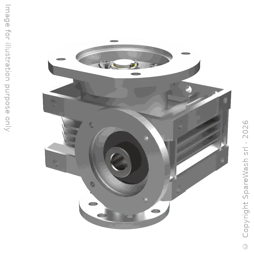 WORM GEARBOX CHIARAVALLI CH 06FC I:12 P80B14 CUSTOM MADE SHAFT