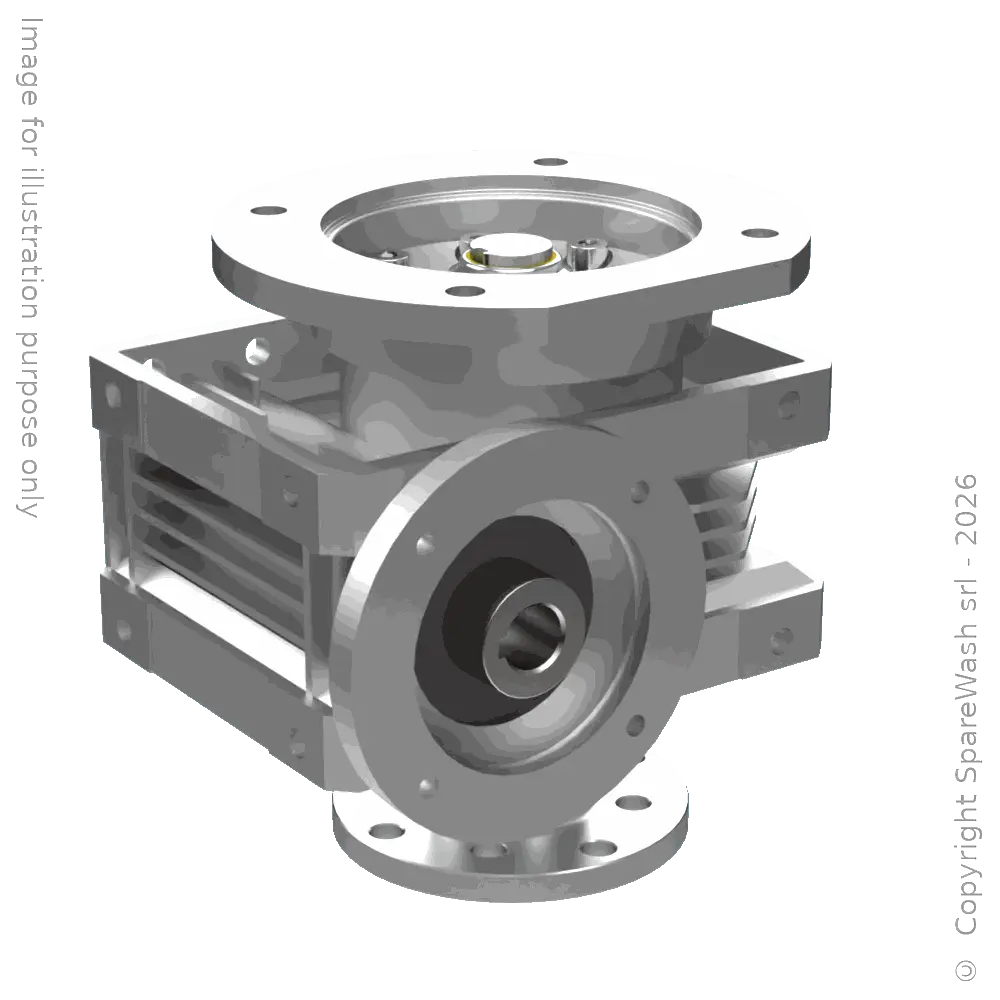 WORM GEARBOX CHIARAVALLI CH 06FC I:12 P80B14 CUSTOM MADE SHAFT