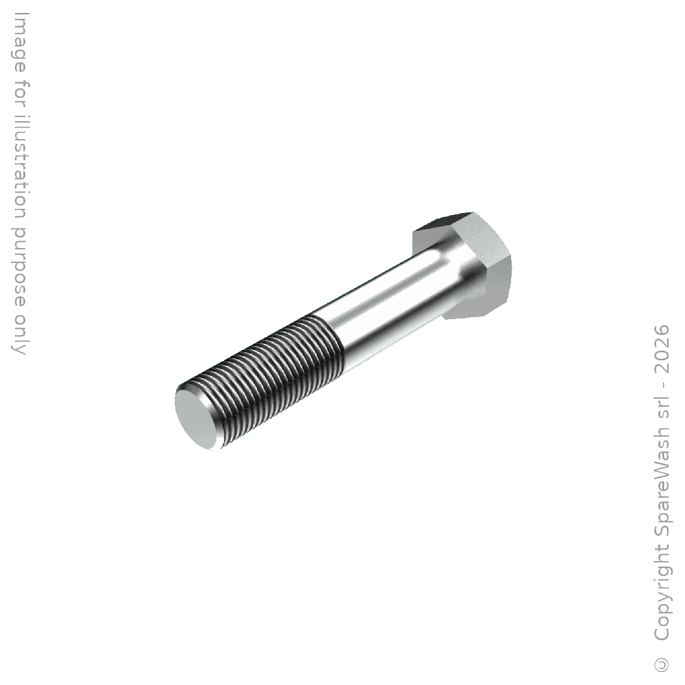 PARTIALLY THREATED HEXAGON SCREW M20X100 STAINLESS STEEL
