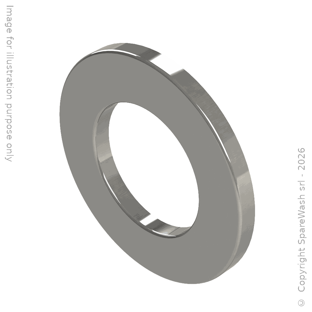 ARANDELA PLANA D20 ACERO INOXIDABLE