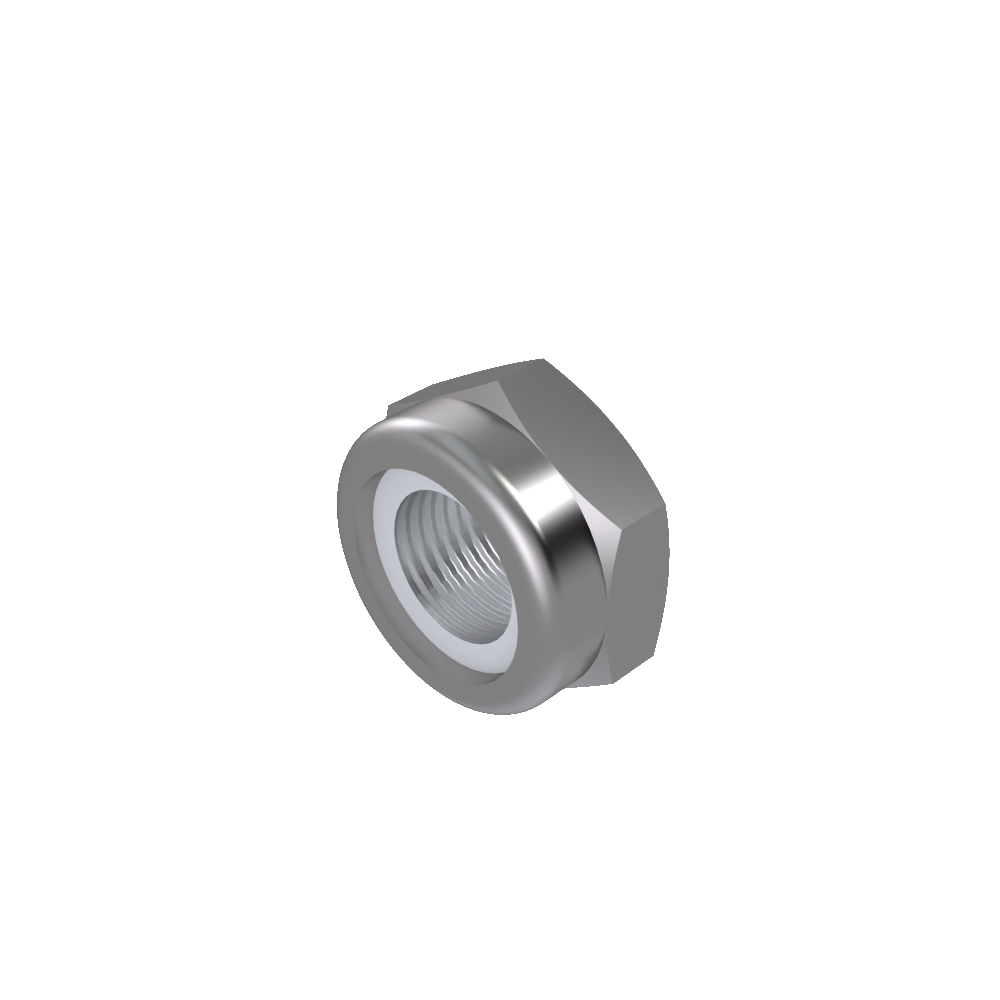 SELBSTSICEHERND MUTTER NIEDRIG M8 ELDELSTAHL