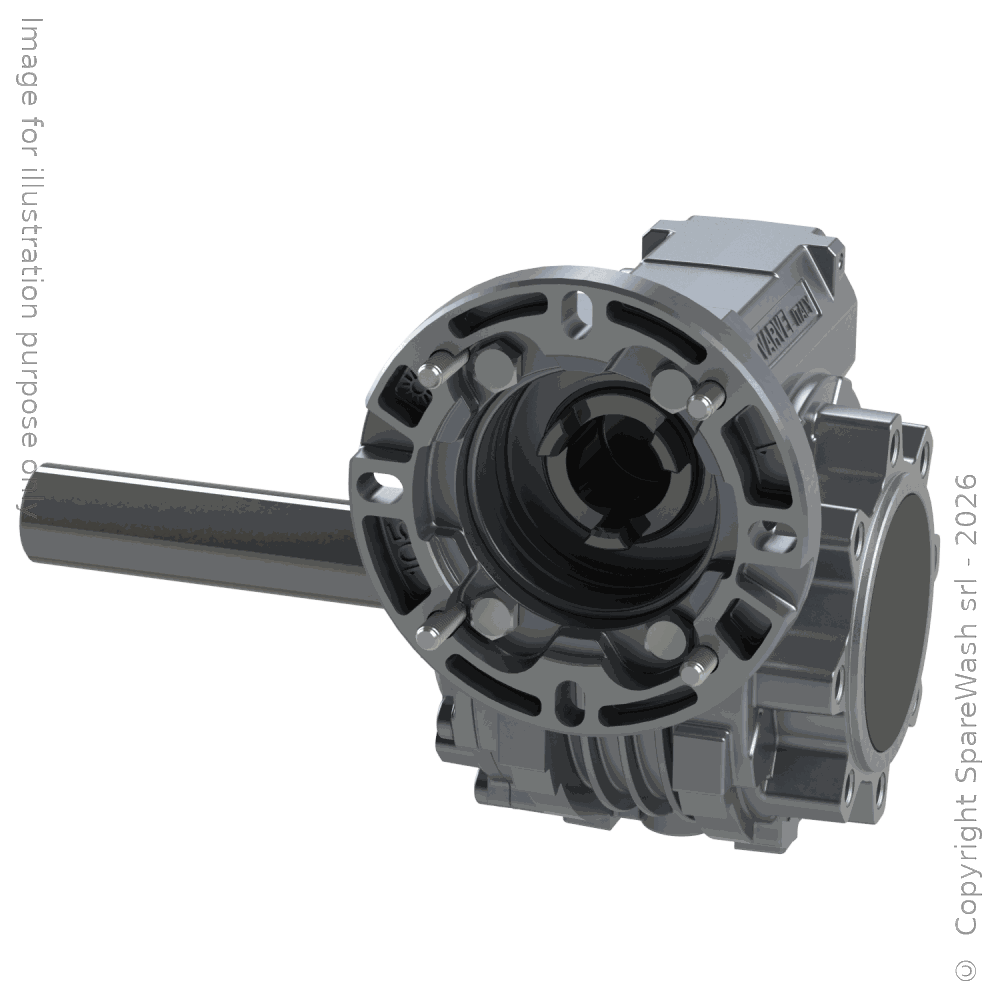 WORM GEARBOX VARVEL FRS 50 I:80 P71B14 CUSTOM MADE SHAFT