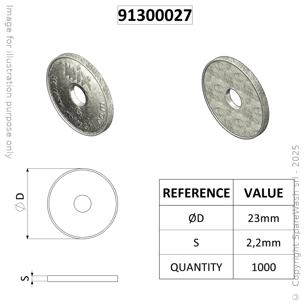 JETON MIX D23 MODÈLE G X1000