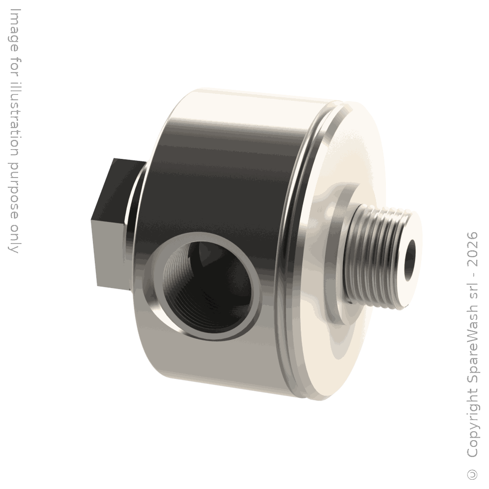 90° ROTATING SWIVEL JOINT G3/8M - G3/8F
