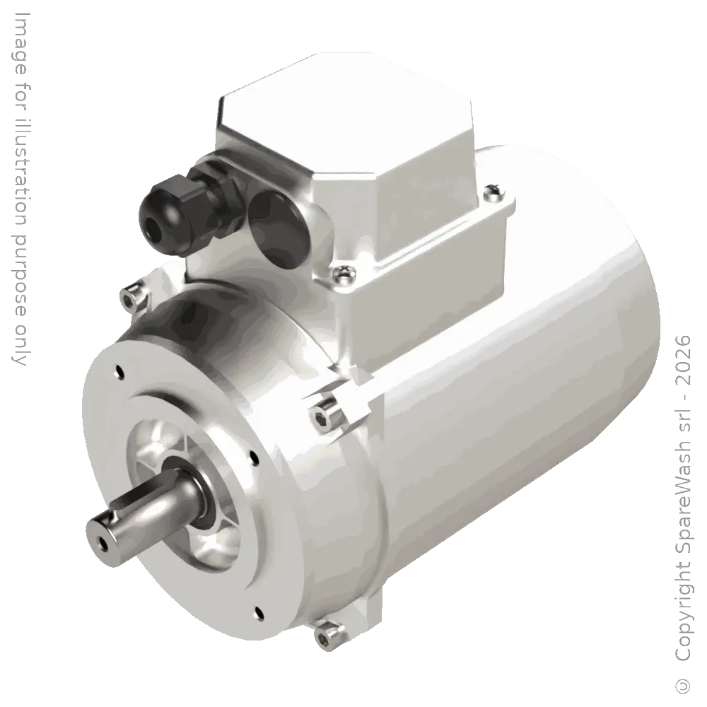 GLATTMANTELMOTOR 0,75KW 80G B14 4P 230-400V 50HZ IP66 SV