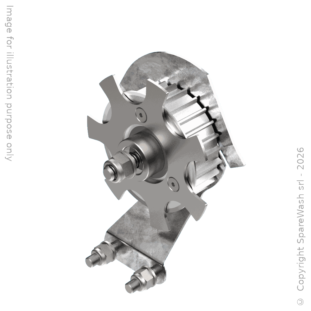 [30300026] GRUPPO PULEGGIA DENTATA RINVIO CINGHIE + ENCODER