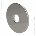 OVERSIZED WASHER D8X24X2 STAINLESS STEEL