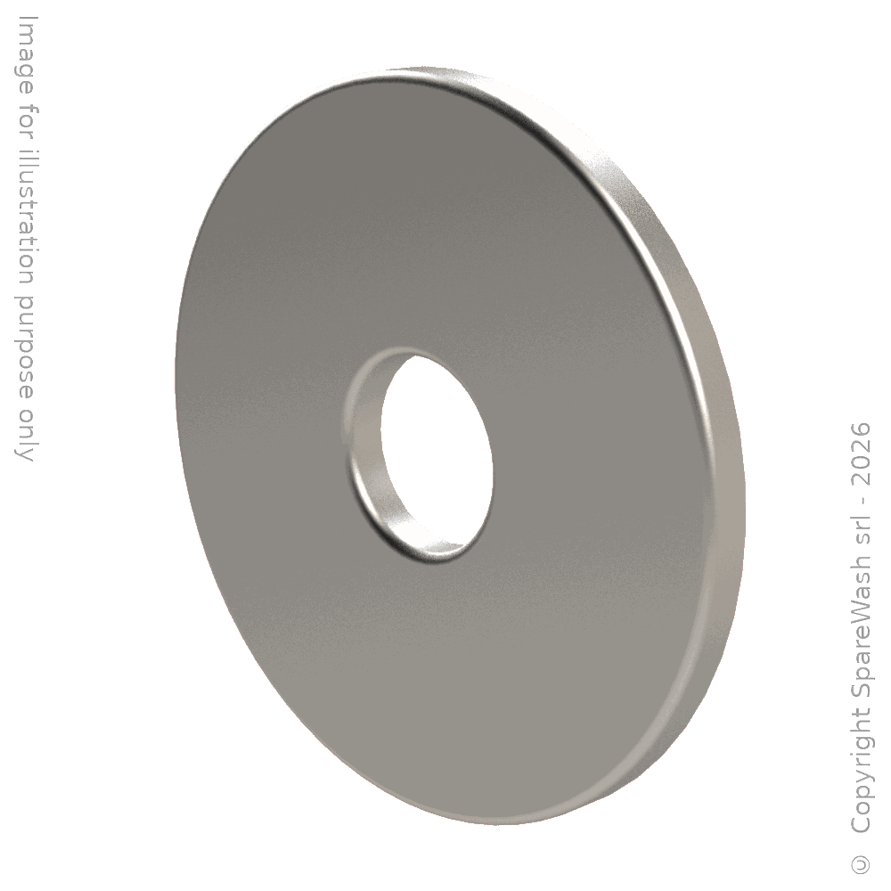[90400469] RONDELLA MAGGIORATA D12X48X4 INOX