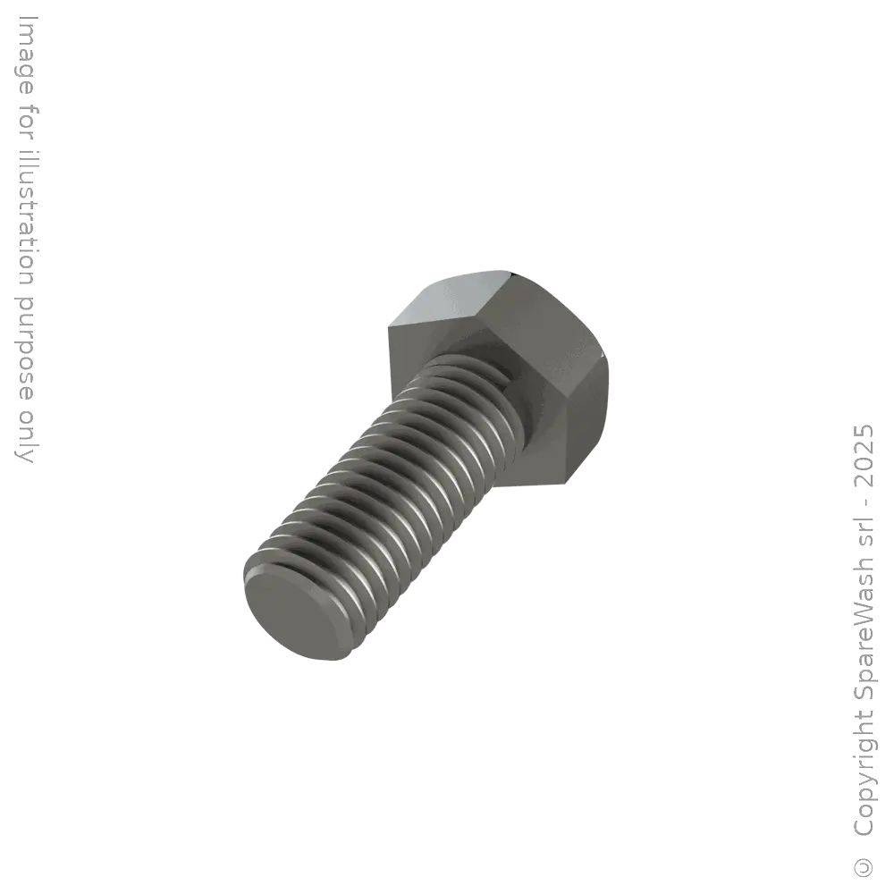 TORNILLO HEXAGONAL M12X30 ACERO INOXIDABLE